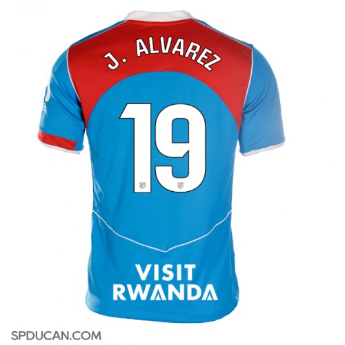 Zenski Nogometni Dres Atletico Madrid Julian Alvarez #19 Rezervni 2025-26 Kratak Rukav